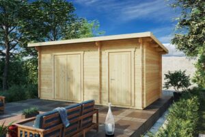 large double garden tool shed type c g0204