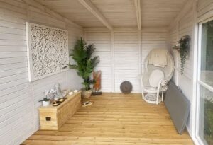 Caseta de Jardin con porche Elias XL Marbella Yoga
