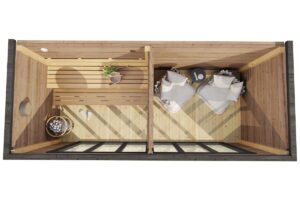 Large Modern Garden Sauna "Lyngen" | G0427 | Fjord Series