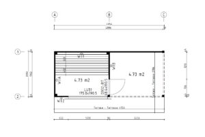Modern Outdoor Sauna Cabin "Geira" | G0423 | Fjord Series