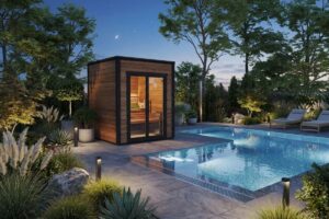 Small Modern Outdoor Sauna Room "Lyse" | G0426 | Fjord Series