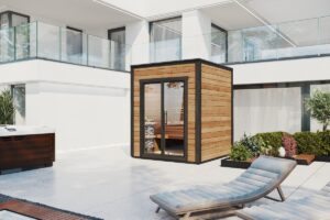 Small Modern Outdoor Sauna Room "Lyse" | G0426 | Fjord Series