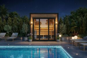 Small Modern Sauna Cabin "Sogne" | G0425 | Fjord Series