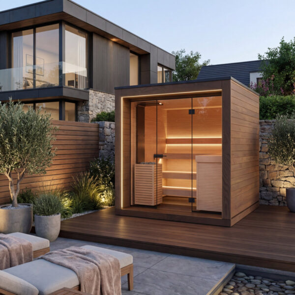 Sauna de exterior moderna "Aurea"