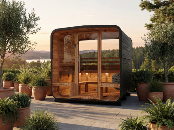 Sauna de barril termotratada "Nora"