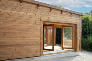 Caseta de Jardin con Revestimiento Termo Madera